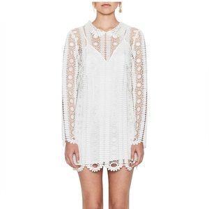Alice McCall Soho Shift Dress in Porcelain- Size 4